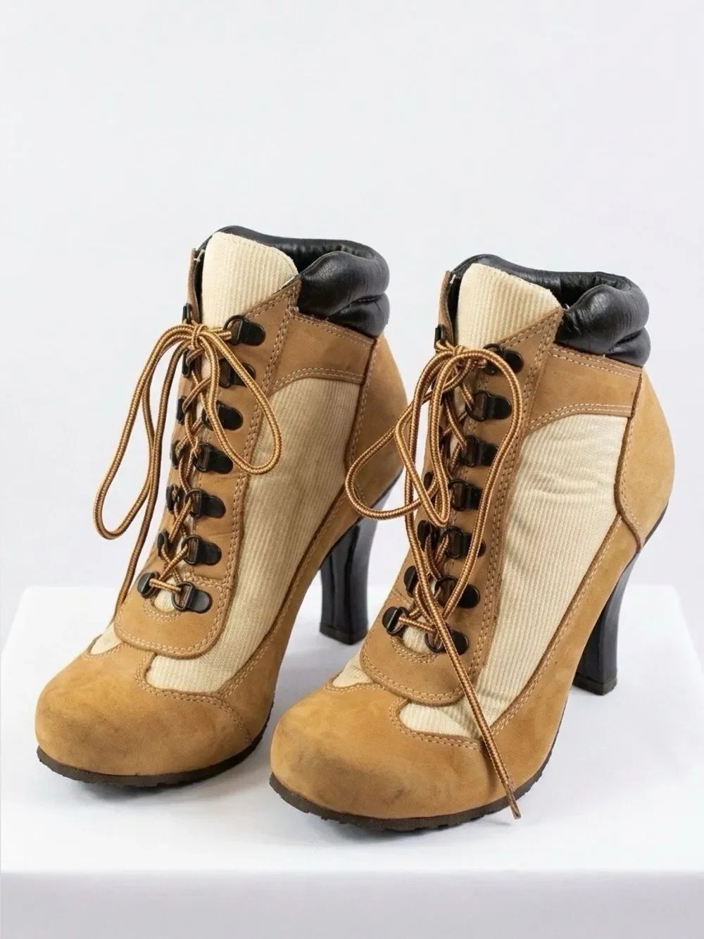 VINTAGE LENOXX HIGH HEEL WORK BOOTS SIZE 7.5